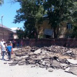 В Махачкале разрушили детскую площадку Новости