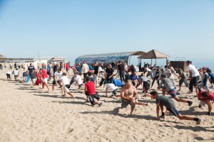 Зарядка с бойцами