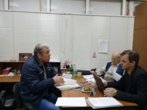 На фото Магомед Кебедов на приеме