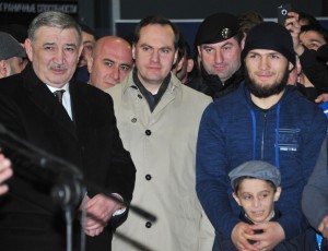 Фото_Встреча Хабиба в аэропорту