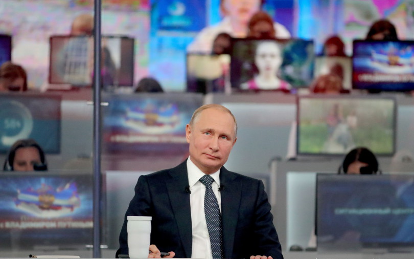 Russian President Putin holds annual question and answer session