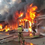 Пожар на рынке Новости
